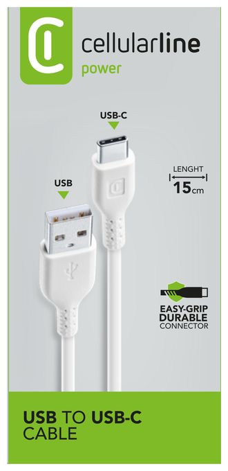 USB A auf bis 15 W 0,15 m  Power Cable (Weiß) 