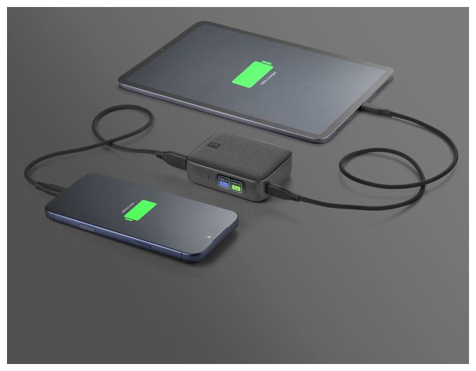 10000 mAh Powerbank USB Typ-C  PowerView IQ (Schwarz) 