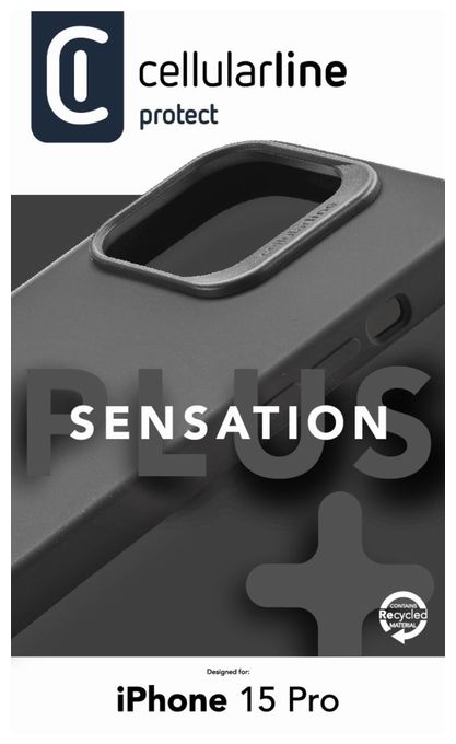Cover für Apple iPhone 15 Pro  Sensation+ (Schwarz) 