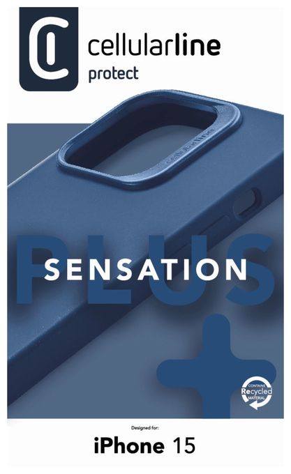 Cover für Apple iPhone 15  Sensation+ (Blau) 