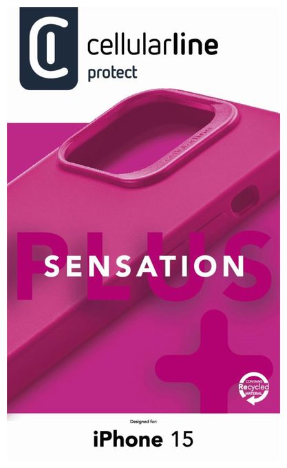 Cover für Apple iPhone 15  Sensation+ (Pink) 