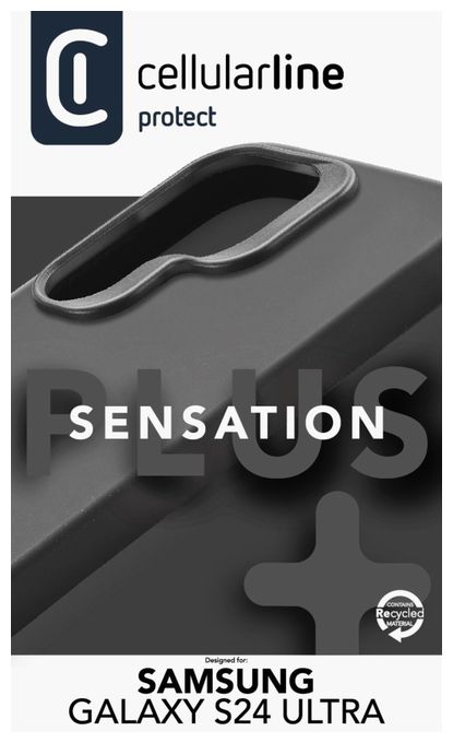 Cover für Samsung Galaxy S24 Ultra  Sensation+ (Schwarz) 