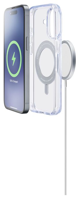 Cover für Apple iPhone 16  Spin Mag (Transparent) 