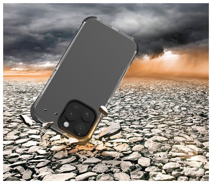Cover für Apple iPhone 16 Pro  Tetra Force Strong Guard (Schwarz) 