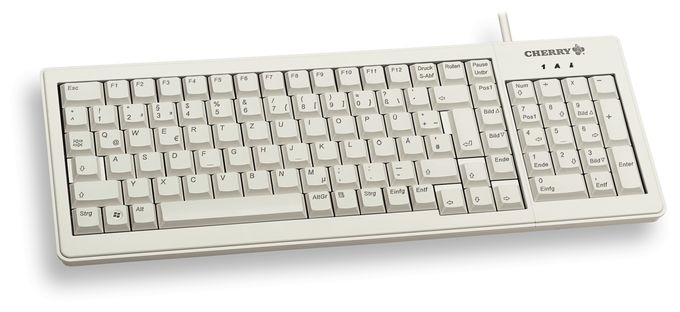 Büro Tastatur USB + PS/2  G84-5200 Complete (Grau) 