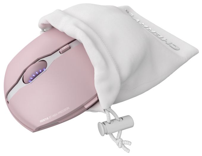 2000 DPI Gaming Maus Optisch  Gentix BT (Pink) 