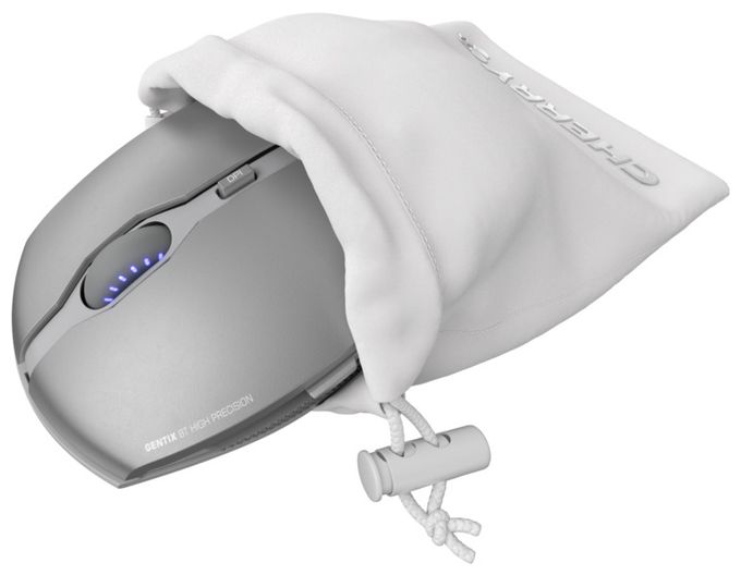 2000 DPI Gaming Maus Optisch  Gentix BT (Grau) 
