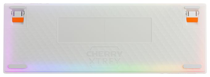 RGB-LED Gaming Tastatur USB  K5 Pro TMR Compact (Orange, Weiß) 