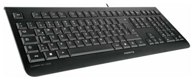 Universal Tastatur USB  KC1000 (Schwarz) 