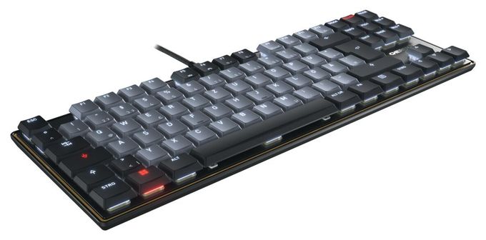 Heimbüro Tastatur USB  KC500MX LP TKL (Schwarz, Grau) 