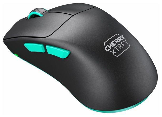 26000 DPI Gaming Maus  M64 Wireless (Schwarz, Türkis) 
