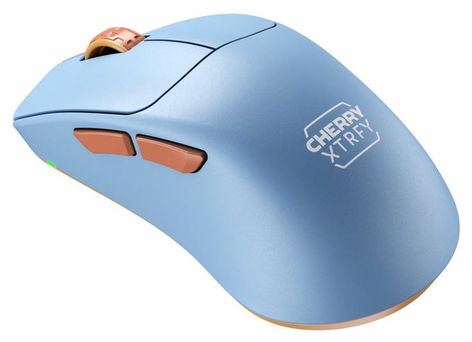 26000 DPI Gaming Maus (Blau, Braun, Türkis) M64 Wireless 