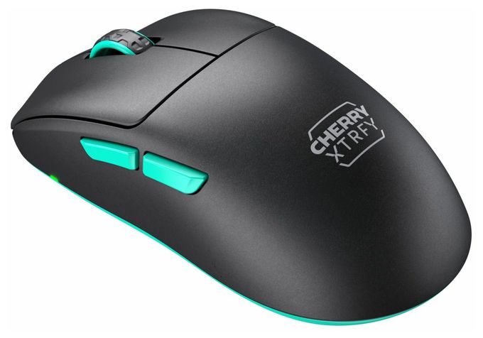 26000 DPI Gaming Maus  M68 Wireless (Schwarz, Türkis) 