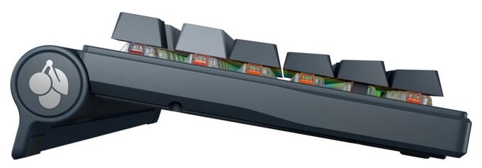 RGB-LED Gaming Tastatur USB + RF Wireless + Bluetooth 2.4 GHz  MX8.3 TKL Wireless (Grau) 