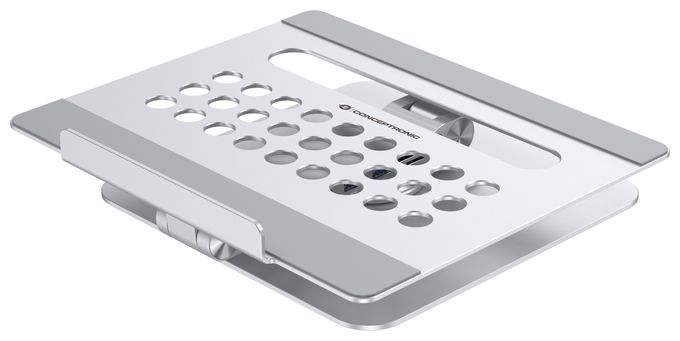 DONN27G Laptop-Ständer mit 7-in-1-Dockingstation, 360° drehbare Basis, faltbar, höhenverstellbar 