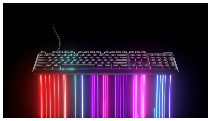 RGB-LED Gaming Tastatur USB  K55 Core (Grau) 
