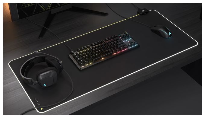 RGB-LED Gaming Tastatur USB  K70 Core TKL (Schwarz) 