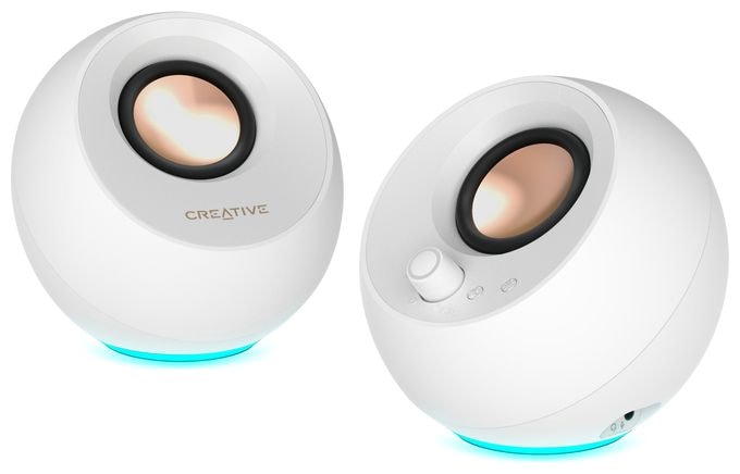 Creative Pebble Pro White 
