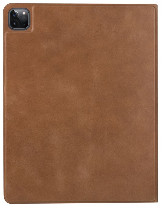 Folio aus Vollnarbenleder für Apple iPad mini (6th generation) bis 21,1 cm (8.3") Kratzresistent mit Magnetverschluss (Beige) Risskov 