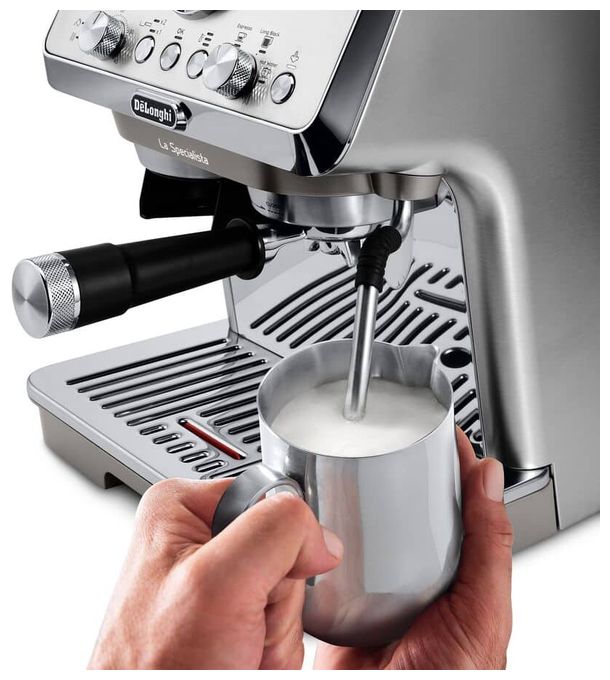 Siebträger Kaffeemaschine 15 bar  EC9255.M La Specialista Arte Evo (Grau, Edelstahl) 