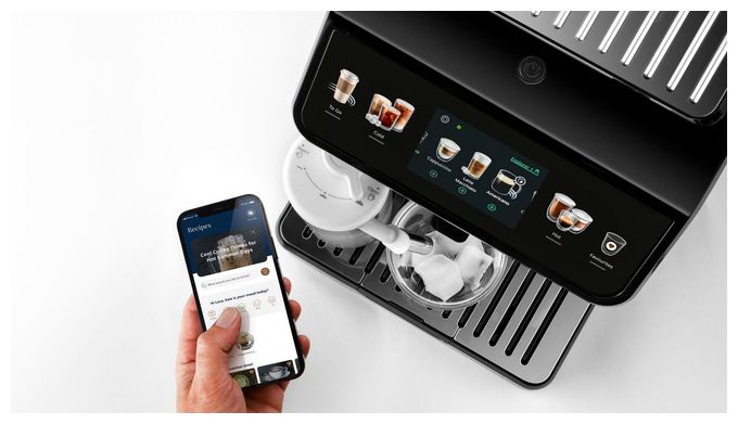 Kaffeevollautomat 19 bar 1,8 l 300 g  Eletta Explore ECAM450.55.S (Schwarz, Silber) 