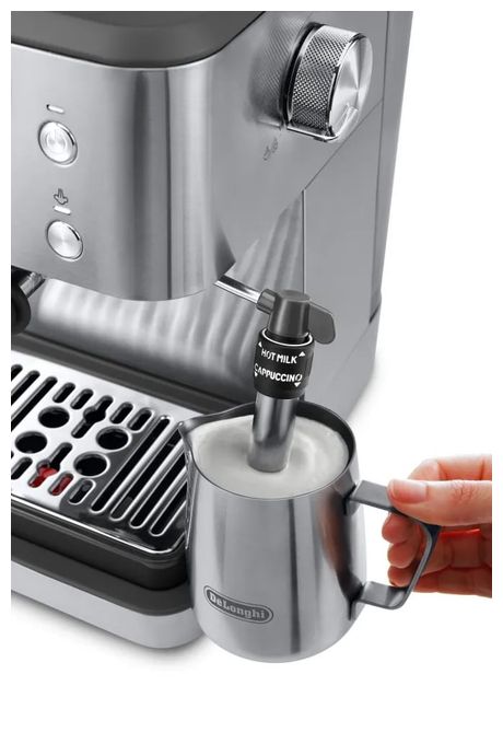 Siebträger Kaffeemaschine 15 bar 1350 W  EM450.M Linea Classic (Schwarz, Edelstahl) 