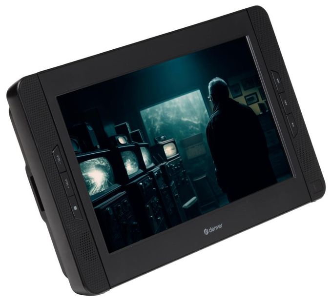25,4 cm (10 Zoll) Tragbarer DVD-Player DVD, DVD+R, DVD+RW, CD, CD-R, CD-RW MTW-1098 