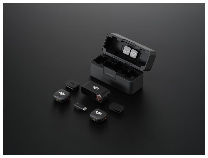  Mic 3 (2TX+1 RX+Charging Case) (Schwarz) 