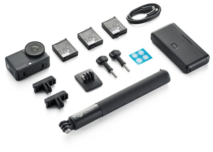 Aktion Kamera 155° 38 MP  Osmo Action 6 Adventure Combo (Schwarz) 