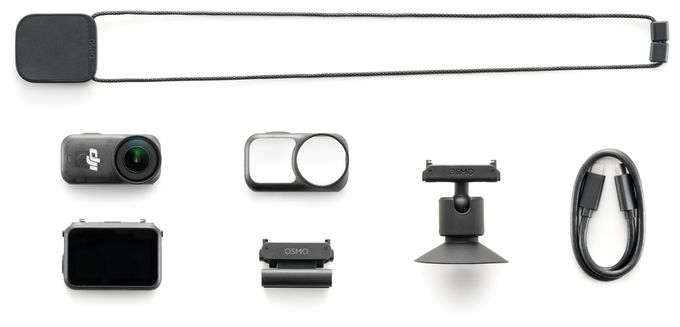 6880 x 5160 Pixel Aktion Kamera 143° 35 MP  Osmo Nano Standard Combo (Schwarz) 