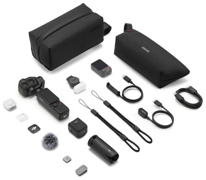 7680 x 4320 Pixel Aktion Kamera  Osmo Pocket 4P Vlog Combo (Schwarz) 