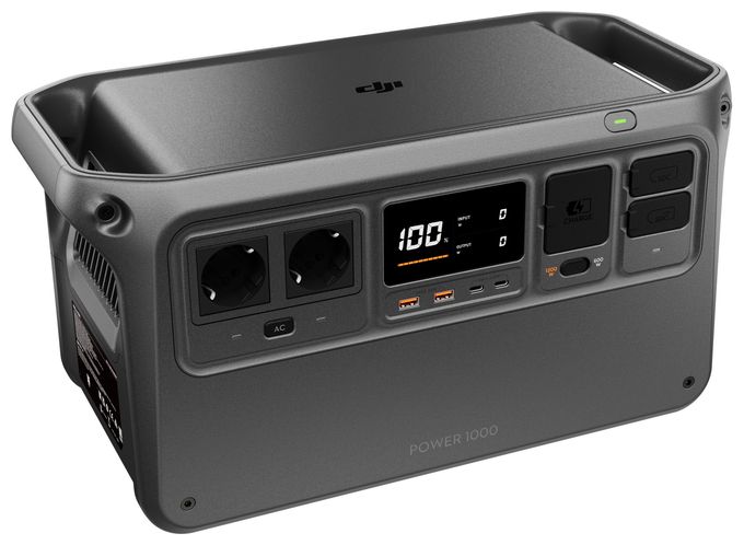 1024 Wh Powerstation 13 kg AC, Solar 2600 W Ausgangsleistung 23 dB Power 1000 