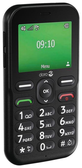 4G Smartphone 6,1 cm (2.4 Zoll 1 GHz 0,3 MP Single SIM  Leva E10 (Schwarz) 