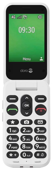 4G Smartphone 7,11 cm (2.8 Zoll) 0,3 MP Single SIM  Leva E30 (Rot, Weiß) 