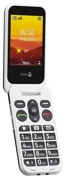 4G Smartphone 7,11 cm (2.8 Zoll) 2 MP Single SIM  Leva L30 (Schwarz, Weiß) 