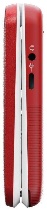 4G Smartphone 7,11 cm (2.8 Zoll) 2 MP Single SIM  Leva L30 (Rot, Weiß) 