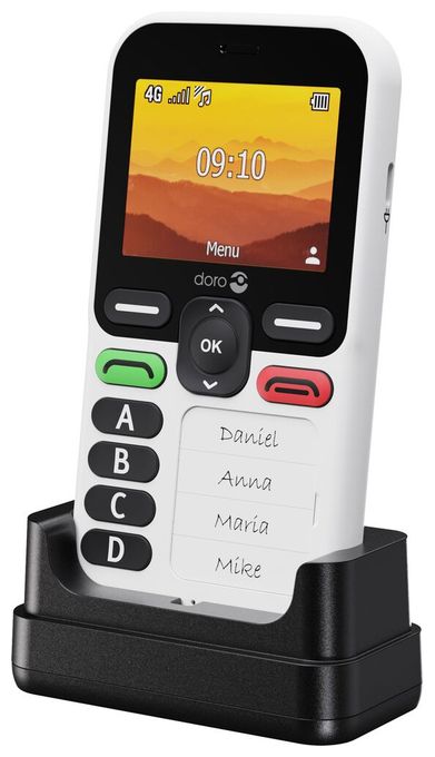 4G Smartphone 6,1 cm (2.4 Zoll 1 GHz Single SIM  Leva X10 (Schwarz, Weiß) 