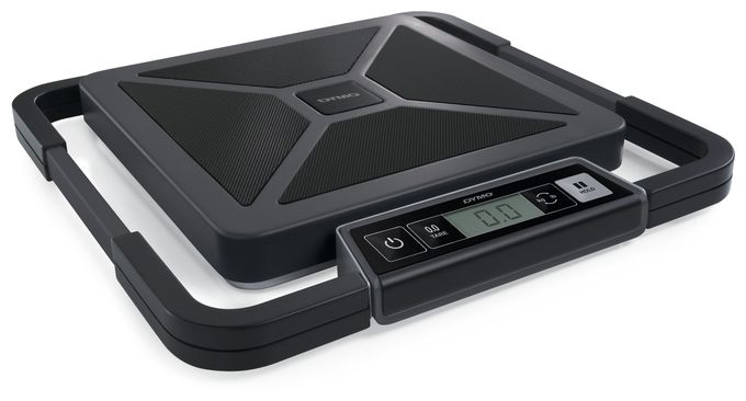 DYMO S50 Paketwaage Tragbare Digital | 50 kg | Briefwaage mit LCD-Bildschirm | USB oder AAA Batterien 