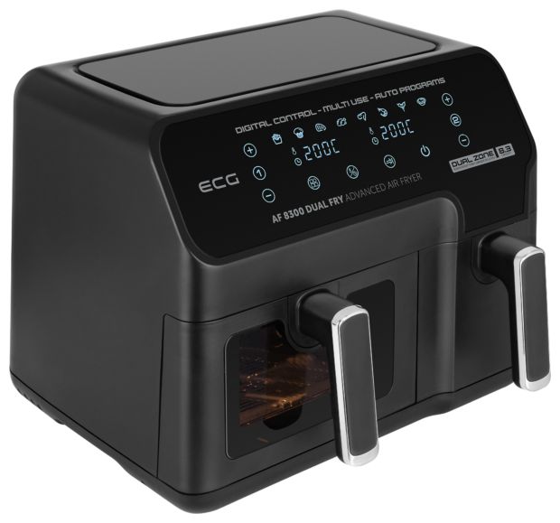 Doppel Heißluftfritteuse 8,3 l 2700 W  AF8300 (Schwarz) 