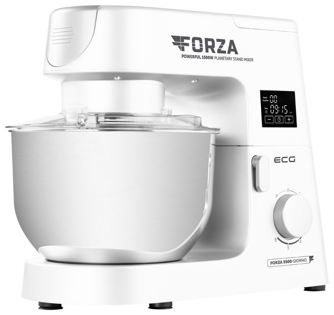 1500 W Küchenmaschine 6,5 l  Forza 5500 (Edelstahl, Weiß) 