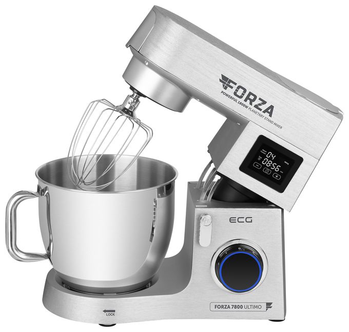 1800 W Küchenmaschine 8 l  Forza 7800 (Silber, Edelstahl) 