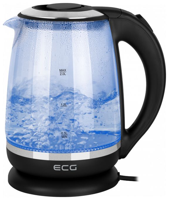 2,0 l Wasserkocher 1850 W (Schwarz, Transparent) RK2080 