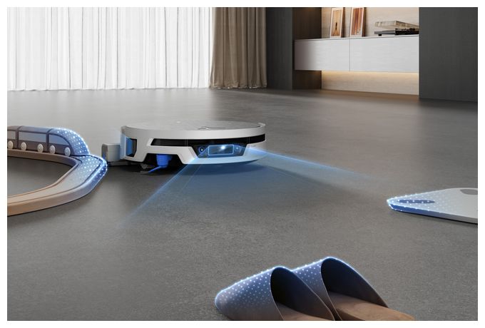 Saugroboter nass/trocken 999 min Akku 27000 Pascal Leistung  Deebot X12S Pro Omni (Weiß) 