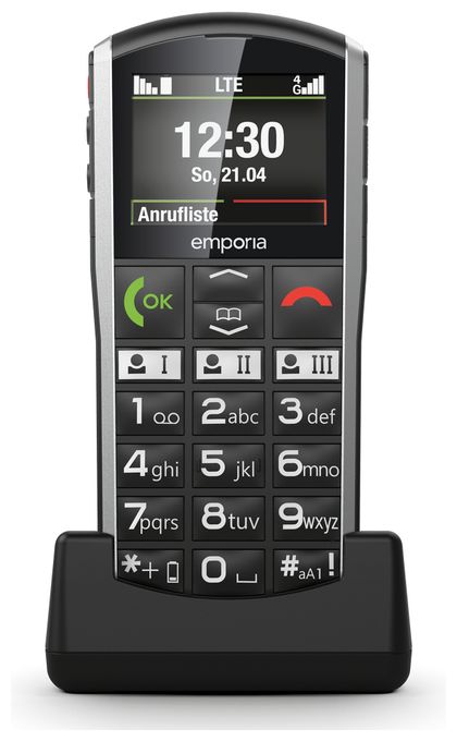 4G Smartphone 5,08 cm (2 Zoll) Single SIM  SimpliCity V27 (Schwarz, Silber) 