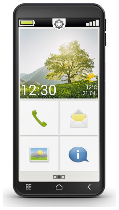 128 GB 4G Smartphone 13,8 cm (5.45 Zoll) Android 13 MP Dreifach Kamera Single SIM WiFi 5  Smart.7lite (Schwarz) 