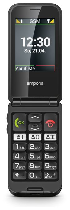 2G Smartphone 6,1 cm (2.4 Zoll 0,3 MP Single SIM  TALK glam (Schwarz) 