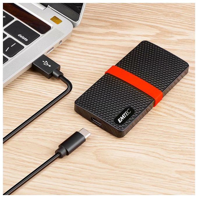 2 TB SSD  X200 Portable Power Plus (Schwarz) 