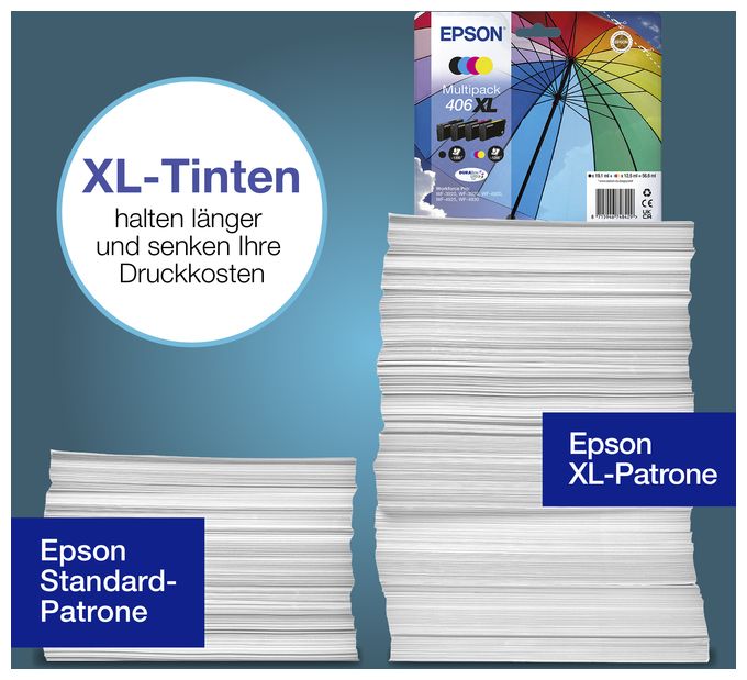 Druckerpatronen 19,1 ml 406XL C13T17H64010 