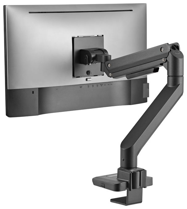 17"-49" Schwerlast-Monitor-Schreibtischhalterung, Schwarz 