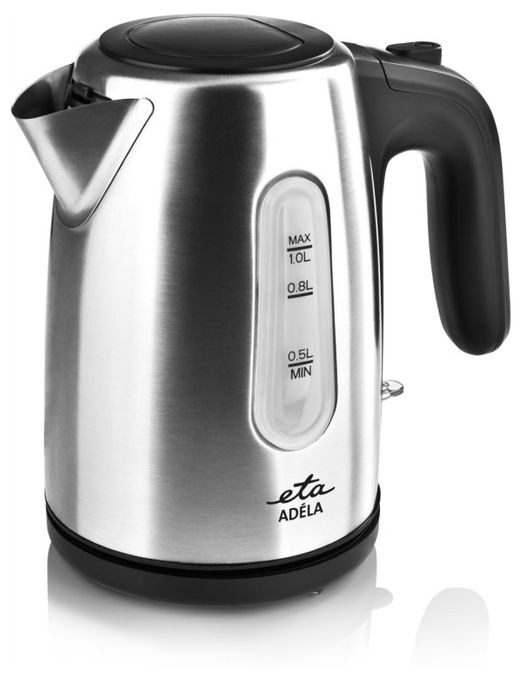 1,0 l Wasserkocher 1600 W  Adela (Schwarz, Edelstahl) 